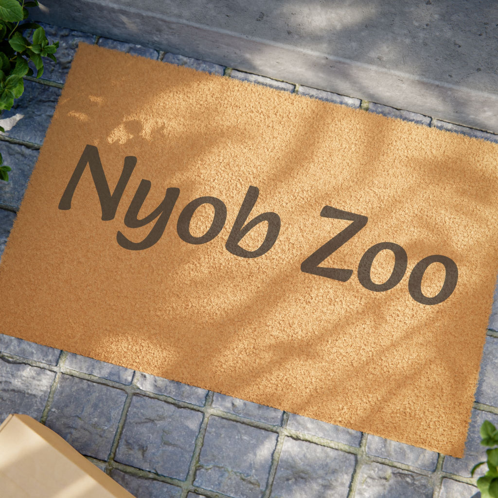 Nyob Zoo Welcome Mat