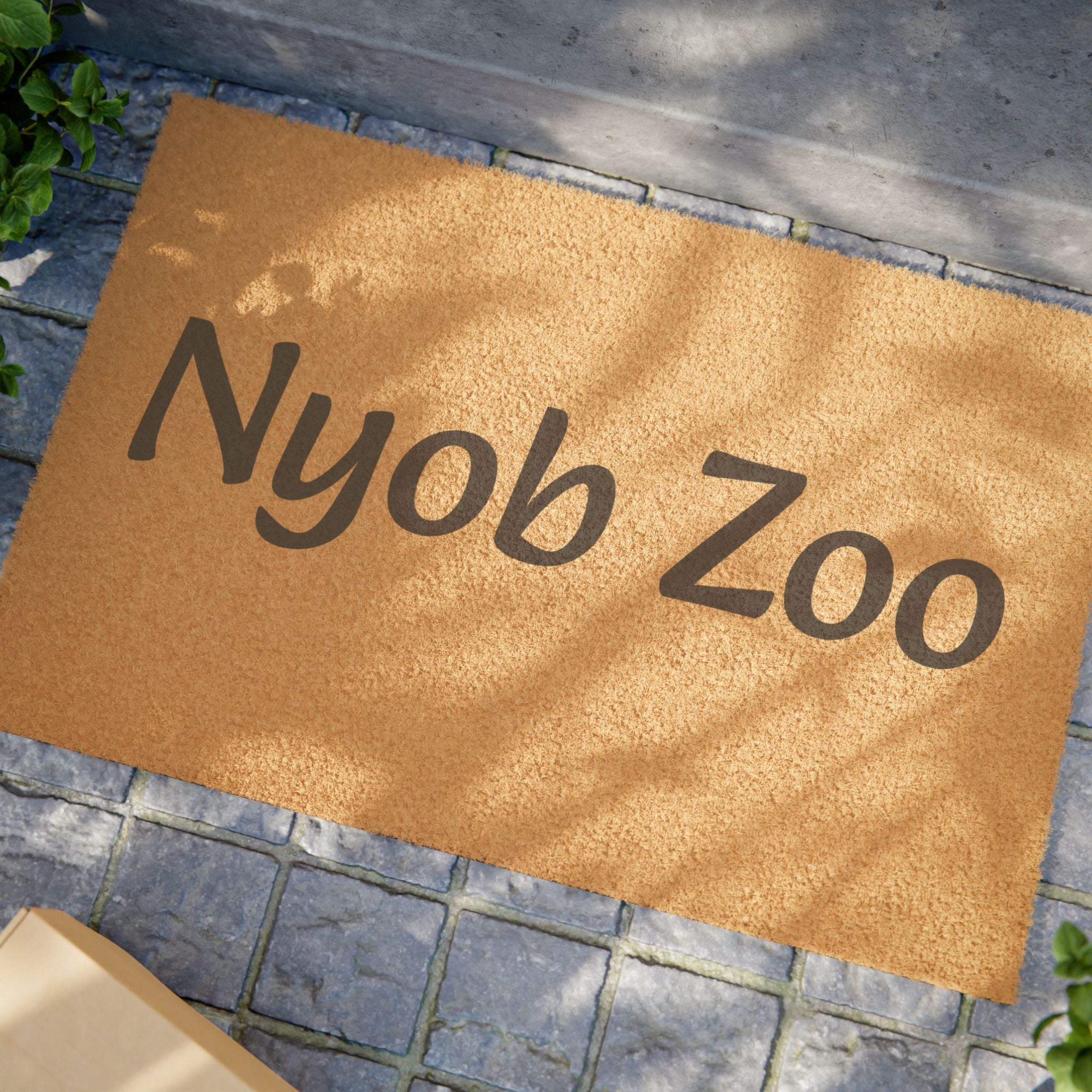 Nyob Zoo Welcome Mat