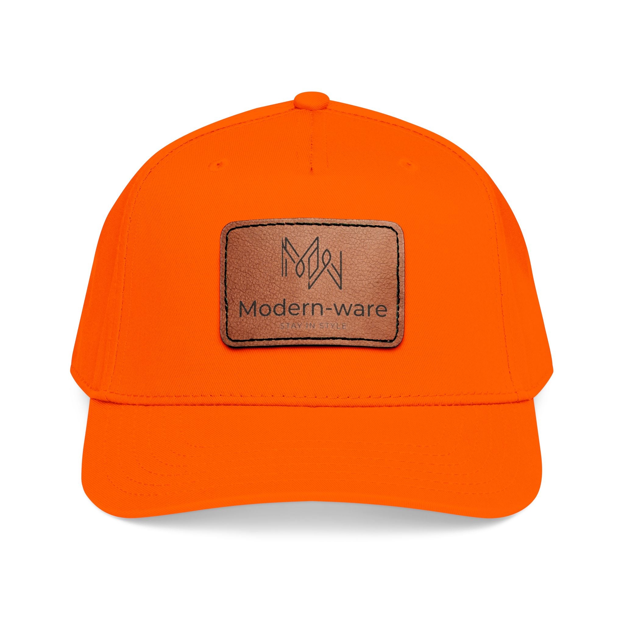 Leather Patch Baseball Cap